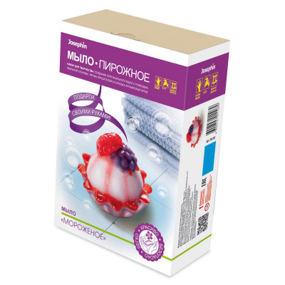 Набор для мыловарения Мыло-пирожное Мороженое Фантазер 981203